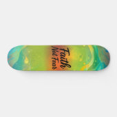 Glaube Nicht Angst Skateboard (Horizontal)