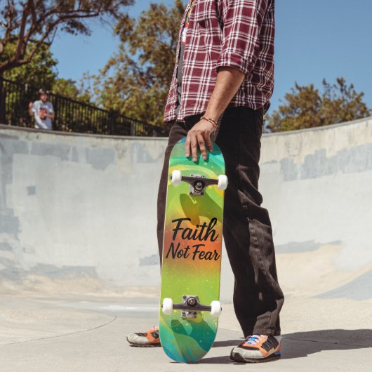 Glaube Nicht Angst Skateboard (Außenbereich 2)