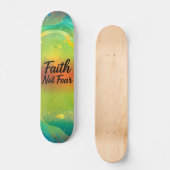 Glaube Nicht Angst Skateboard (Vorderseite)