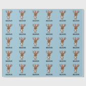 Glaube! Niedlich Jackalope Geschenkpapier (Flach)