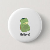 Glaube! Niedlich Kappa Button (Vorderseite)