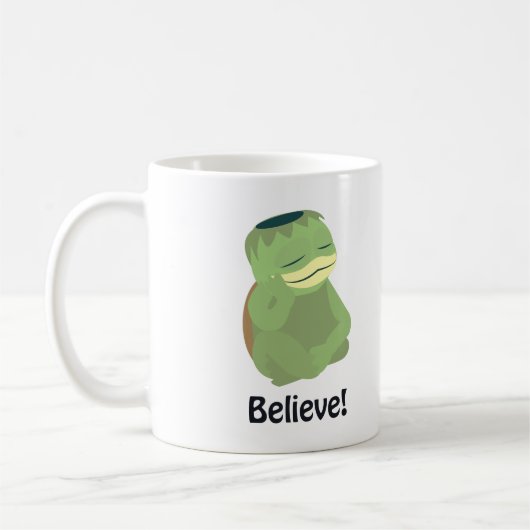 Glaube! Niedlich Kappa Kaffeetasse (Links)
