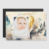 Glaube nur an das künstlerische Foto der Wasserfar Magnetkarte (Vorne/Hinten)