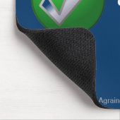 Glaube oder Angst wählen klug Mousepad (Ecke)