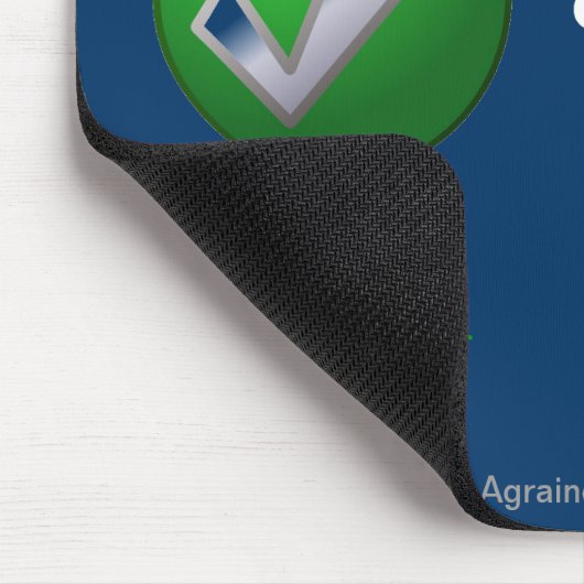 Glaube oder Angst wählen klug Mousepad (Ecke)