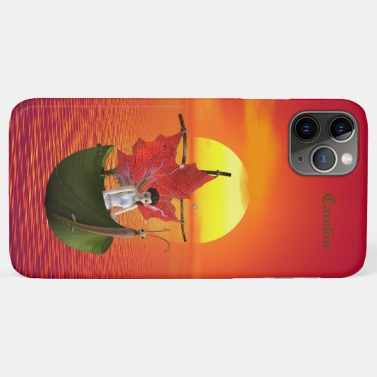 Glaube Orange Barely There Case-Mate iPhone Hülle (Rückseite (Horizontal))