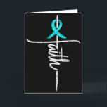 Glaube Pcos Bewusstsein Kreuz Christliches Band Tü Karte<br><div class="desc">Glaube Pcos Bewusstsein Kreuz Christliches Band Türkis Unterstützung</div>