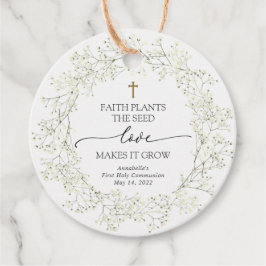 Glaube Pflanze Die Liebe des Saatguts macht es zu Geschenkanhänger