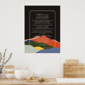 Glaube-Plakat Poster (Küche)