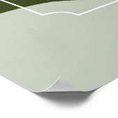 Glaube-Plakat Poster (Ecke)