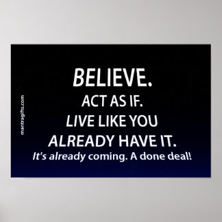 Glaube Poster