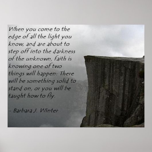 "Glaube" Poster (Vorne)