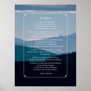 Glaube Poster