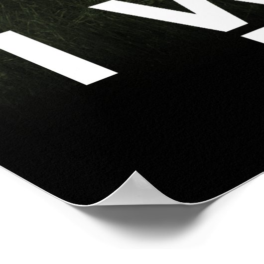 Glaube Poster - Geist-Stil (Ecke)