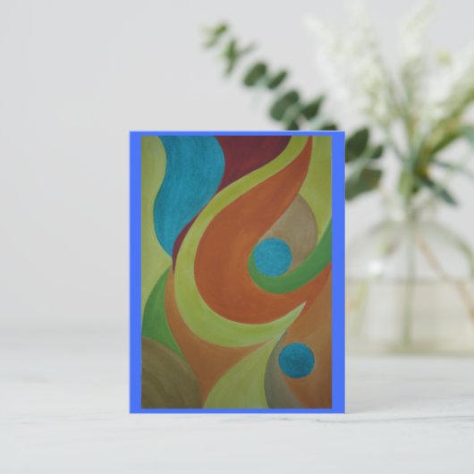 Glaube Postkarte (Stehend Vorderseite)