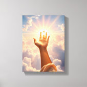 Glaube- Premium Wrapped Canvas (Glanz) Leinwanddruck (Vorderseite)