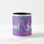 Glaube! Psychadelic Swirl Tasse (Zentrum)