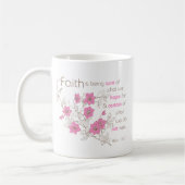 Glaube (Rosa u. Braun) Kaffeetasse (Links)