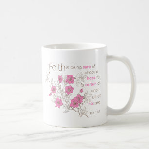 Glaube (Rosa u. Braun) Kaffeetasse