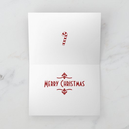 Glaube - rot feiertagskarte (Innenseite)