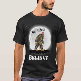 Glaube Santa Bigfoot Christmas Sasquatch T-Shirt