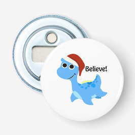 Glaube! Santa Nessie Flaschenöffner