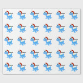 Glaube! Santa Nessie Geschenkpapier (Flach)