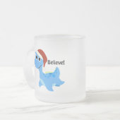 Glaube! Santa Nessie Mattglastasse (Vorderseite Links)