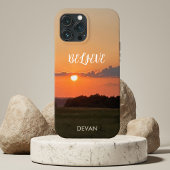 Glaube, schöne Serene Sunset Case-Mate iPhone Hülle