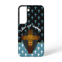 Glaube Schwarz Blau Weiß Kreuz Löwe von Juda