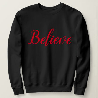 Glaube - Schwarz - Script Sweatshirt