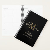 Glaube Script 2024 Monogramm Anfangsname Schwarz Planer (Anzeige)