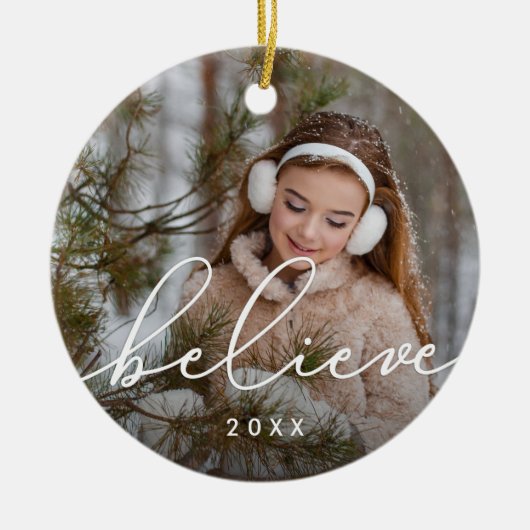 Glaube Script | FOTO Keramikornament (Vorne)