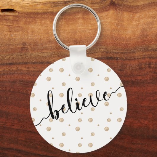 Glaube Script Schlüsselanhänger (Vorderseite)