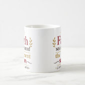 Glaube sieht über den gegenwärtigen Sturm hinaus C Kaffeetasse (Mittel)