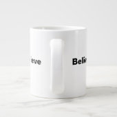 Glaube Spezialität Tasse (Rückseite)