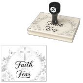 Glaube statt Angst Gummistempel (Stempel)
