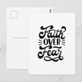 Glaube statt Angst Postkarte (Vorne/Hinten)