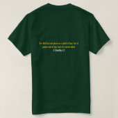 Glaube statt Angst T-Shirt (Design Rückseite)