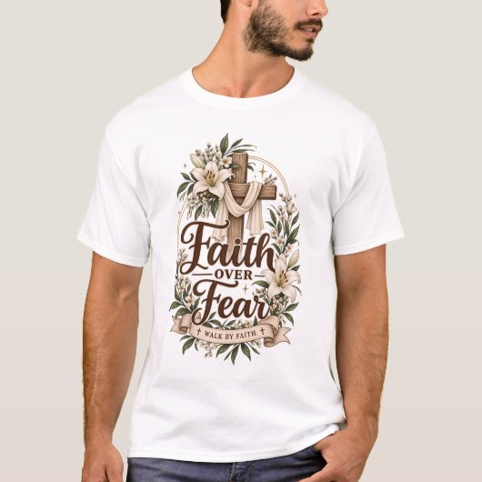 Glaube statt Angst T-Shirt (Vorderseite)