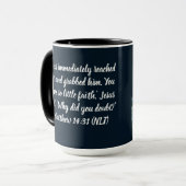 "Glaube statt Angst" - Tasse (Vorderseite Links)