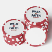 Glaube statt Sicht 2 Kor 5:7 Pokerchips (Stapel)