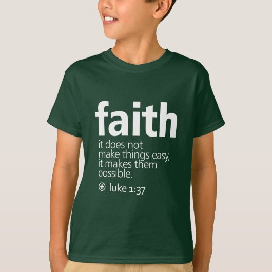 Glaube T-Shirt (Vorderseite)