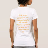 Glaube T-Shirt (Rückseite)