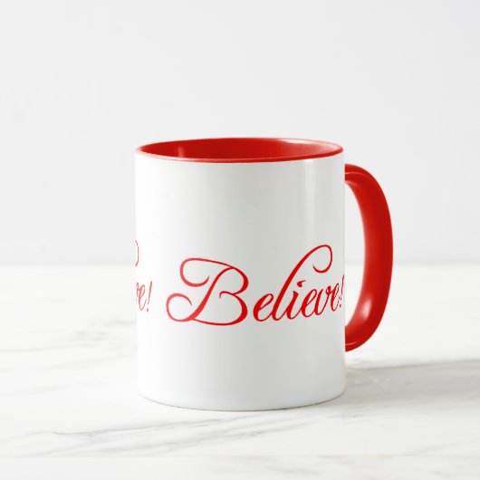 Glaube! Tasse (VorderseiteRechts)