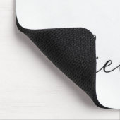 Glaube Text mit schwebenden Löwenzahnsamen Mousepad (Ecke)