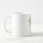 Glaube Traum Blumen im Glas Kaffeetasse (Links)