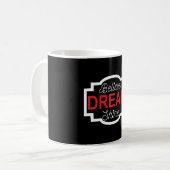 Glaube Traum Shine Kaffeetasse (Vorderseite Links)
