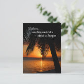 Glaube Träume positive Gedanken Leben Inspiration Postkarte (Stehend Vorderseite)