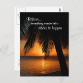Glaube Träume positive Gedanken Leben Inspiration Postkarte (Vorne/Hinten)
